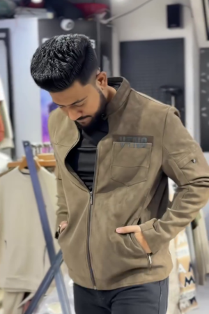 Full Sleeve Textured Men’s Casual Jacket – Everyday Style with Modern Comfort