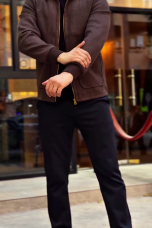 Roberto Pepe Luxury Brown Wool Jacket – Refined Elegance & Premium Craftsmanship