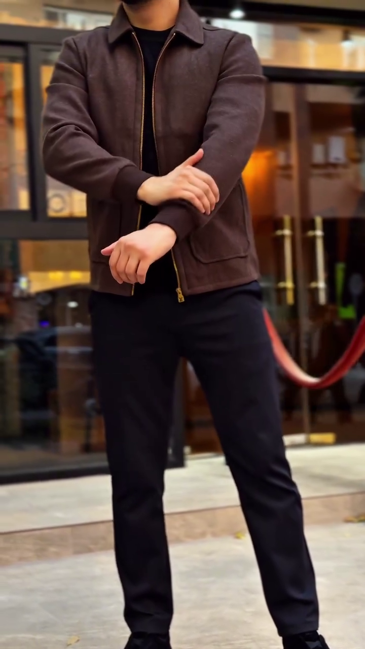 Roberto Pepe Luxury Brown Wool Jacket – Refined Elegance & Premium Craftsmanship