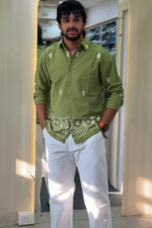 Men’s Premium Embroidered Summer Shirt